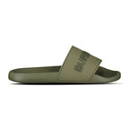 Burberry Logo Tech Furley Sliders Dark Green