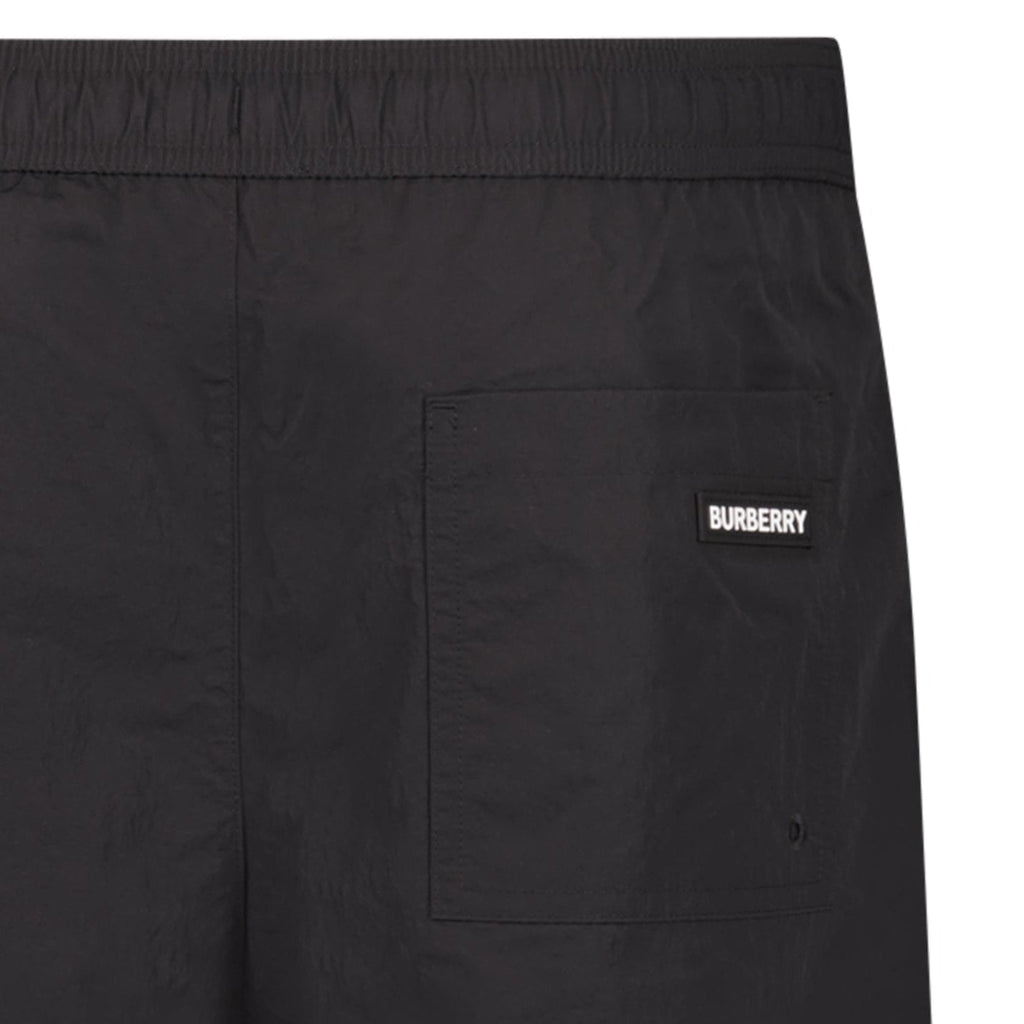 Burberry Martin Chrome Nylon Swim Shorts Black