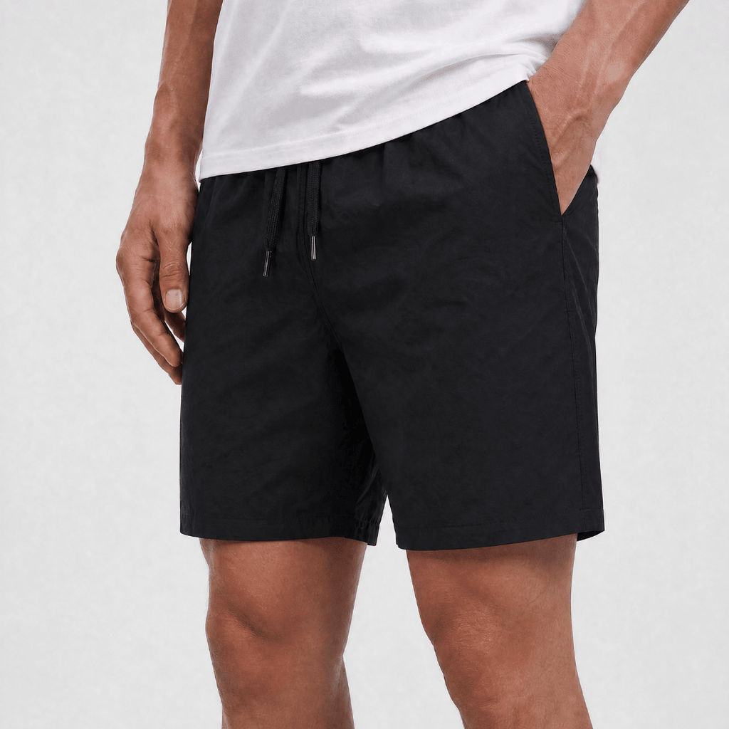 Burberry Martin Chrome Nylon Swim Shorts Black