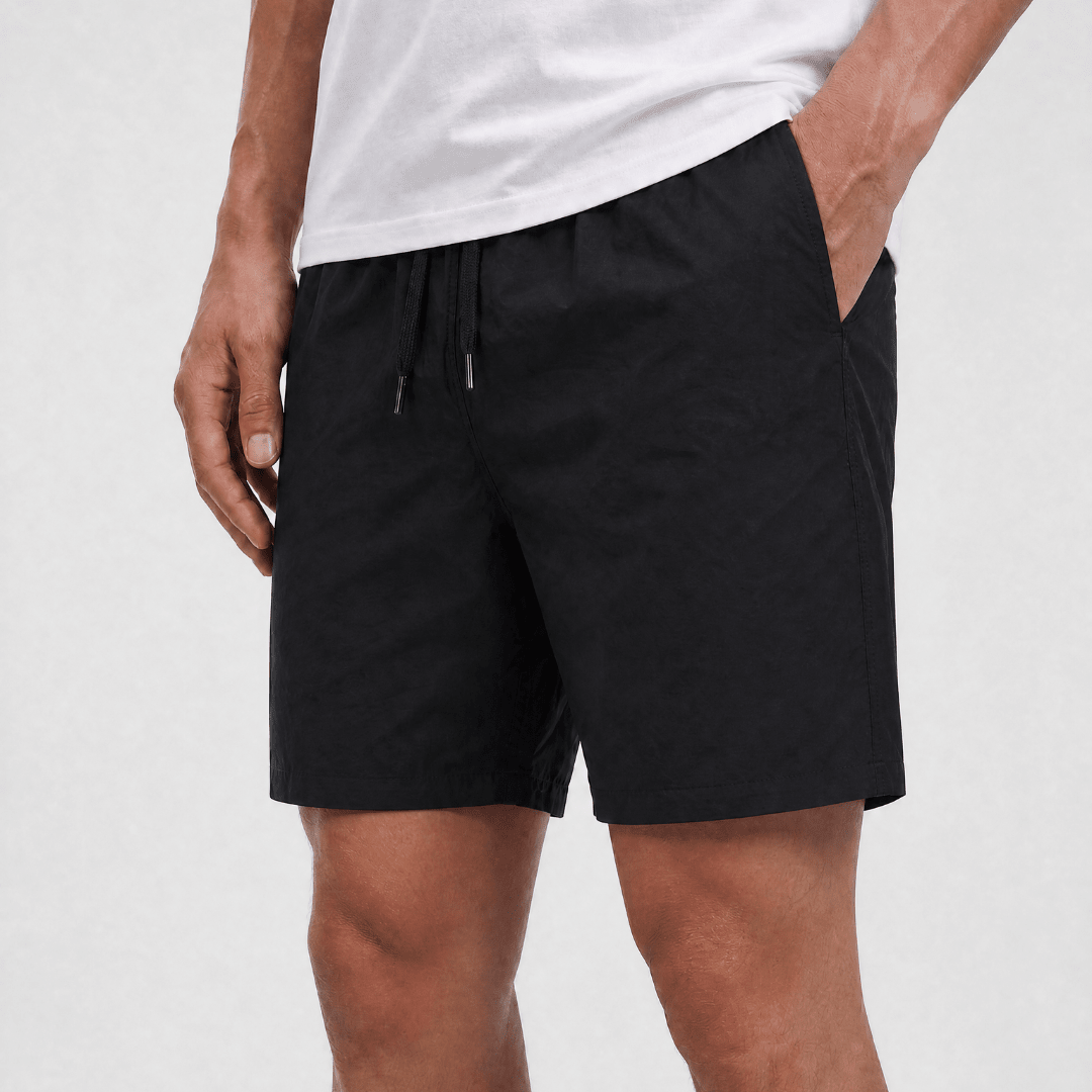 Burberry Martin Chrome Nylon Swim Shorts Black