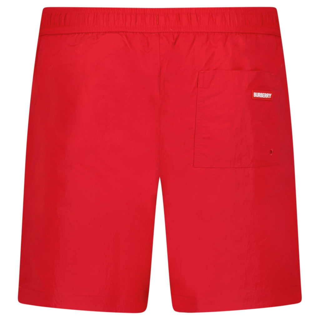 Burberry Martin Chrome Swim Shorts Pillar Red