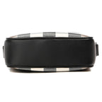 Burberry 'Paddy' Check Messenger / Side Bag Black