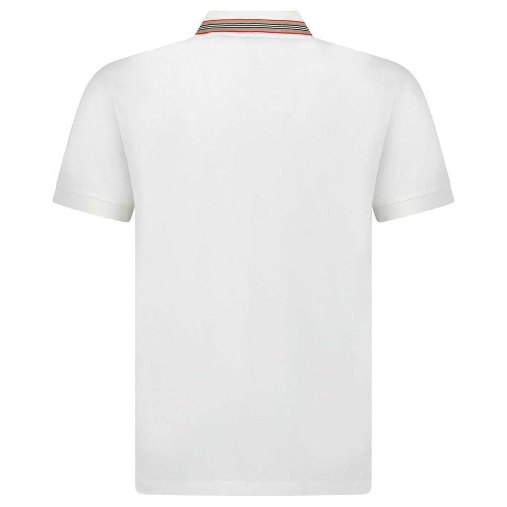 Burberry 'Pierson' TB Collar Polo-Shirt White