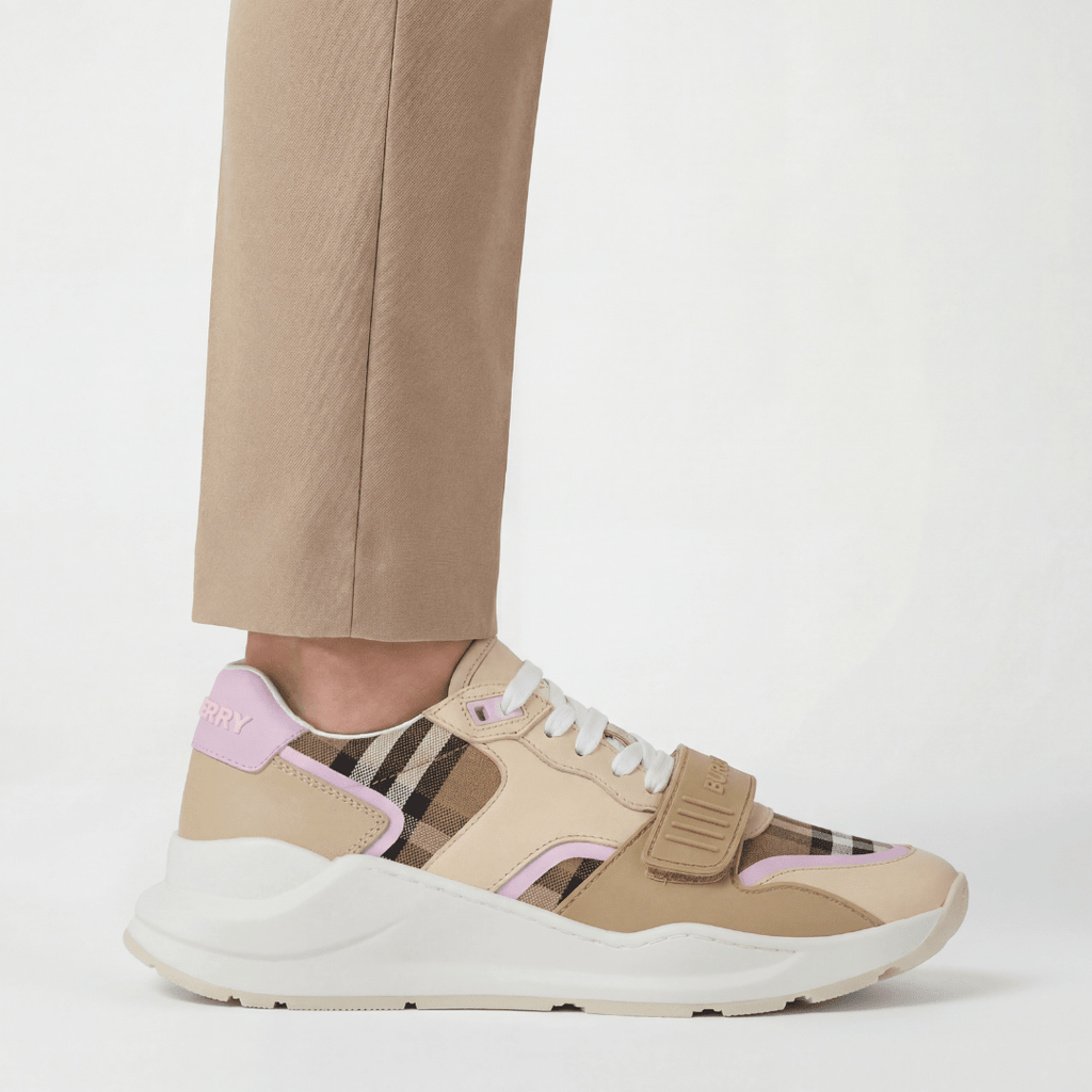 Burberry 'Ramsey Runner' Trainers Taupe Brown