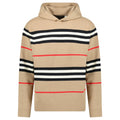 Burberry 'Sandby' Check Hoodie Archive Beige