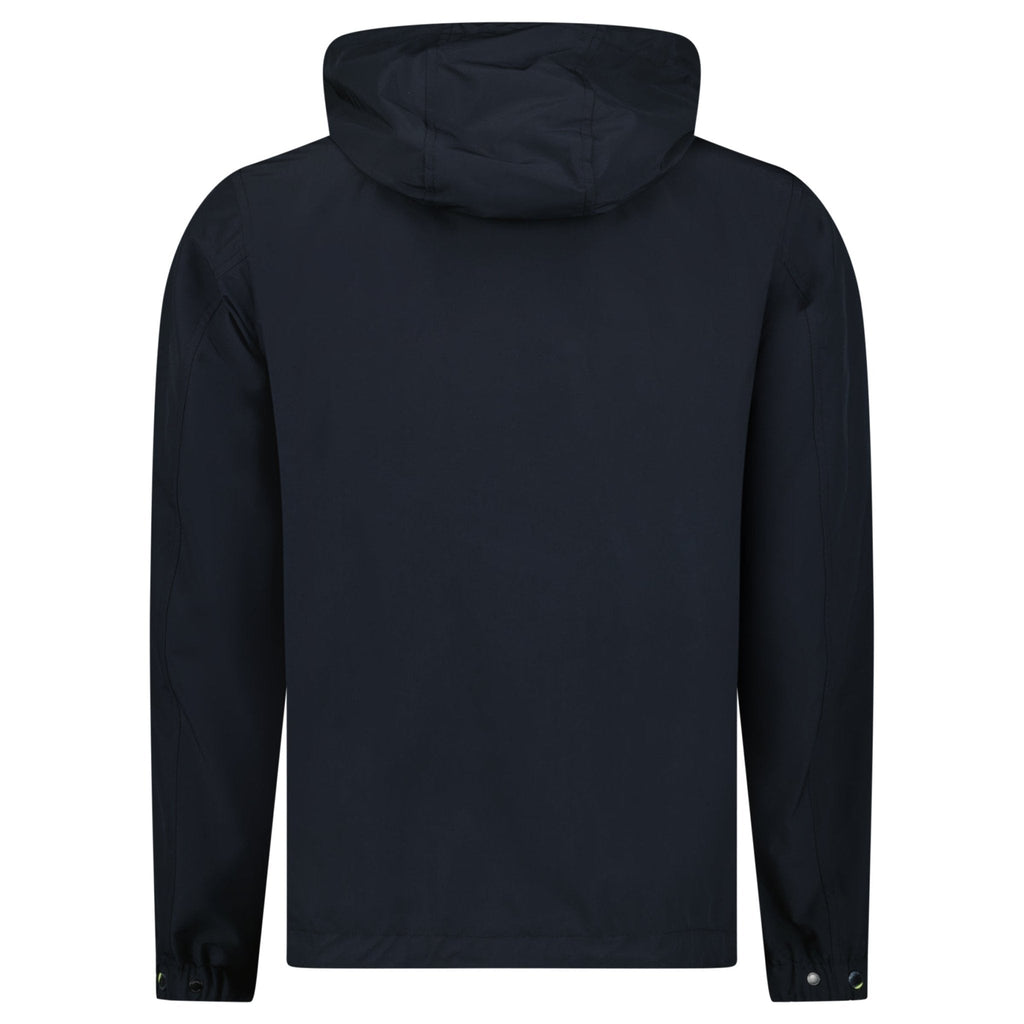 Burberry 'Stanford' Zip-Up Check Reversible Hooded Jacket Black & Blue Check