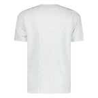 Burberry 'Willesden' Check Knit Cotton Terry T-Shirt White