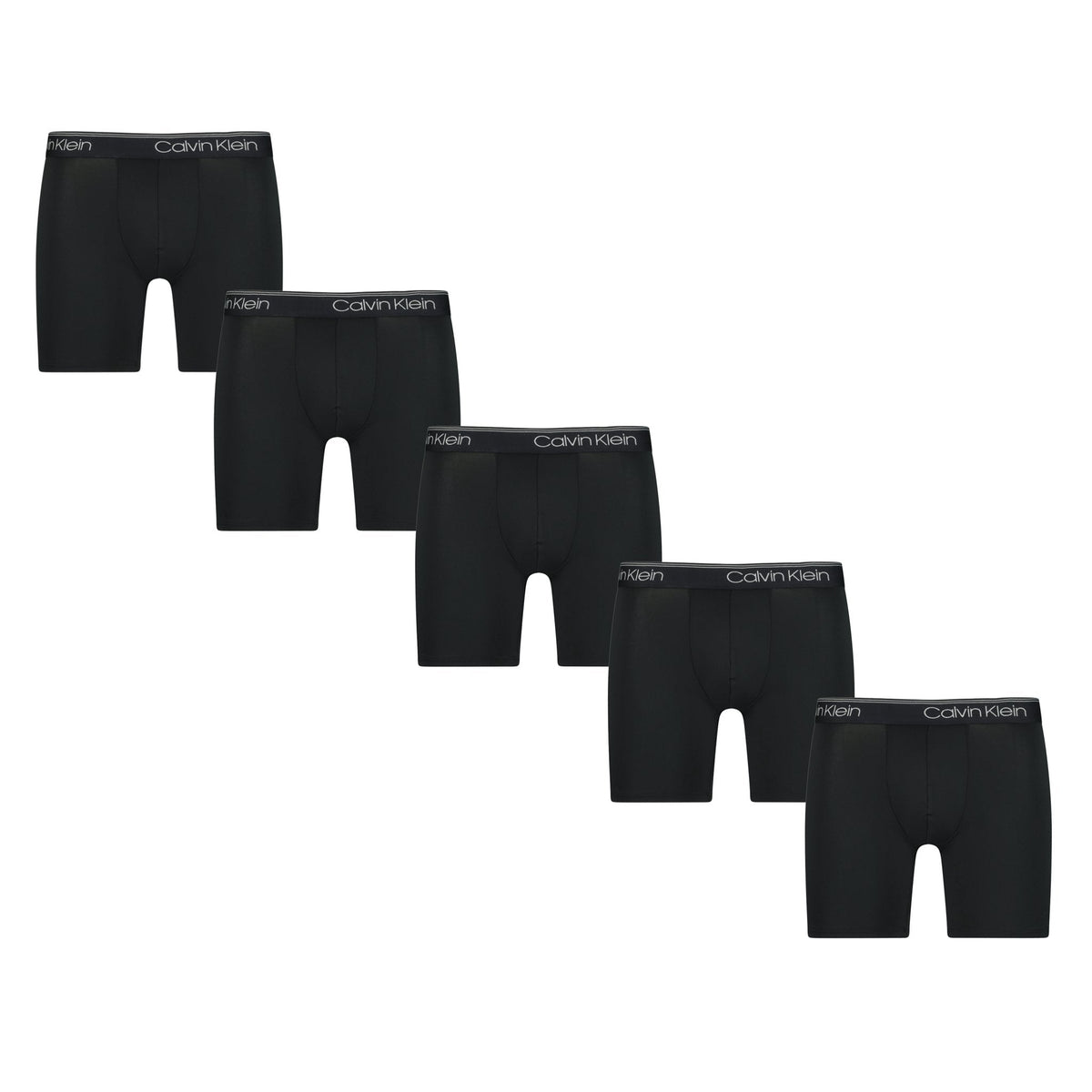 Calvin Klein Microfiber Stretch Boxers Black (5 Pack)