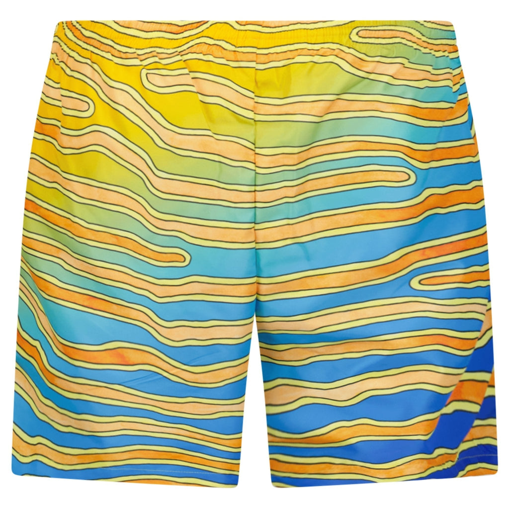 Casablanca Ange De Jour Technical Synthetic Shorts in Multicolour