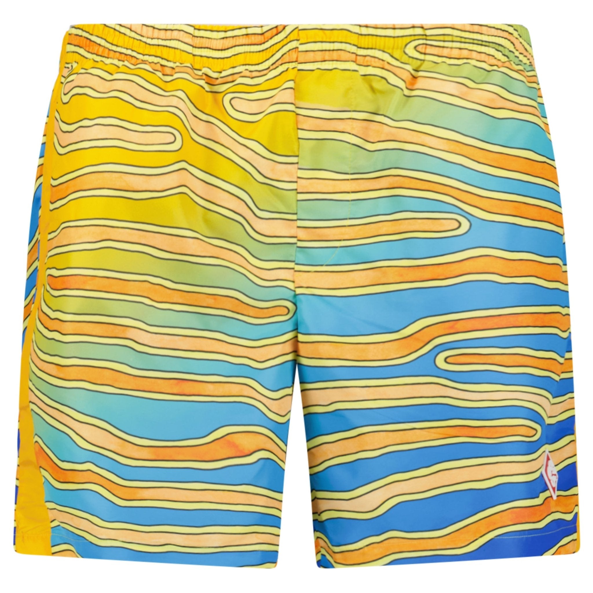 Casablanca Ange De Jour Technical Synthetic Shorts in Multicolour