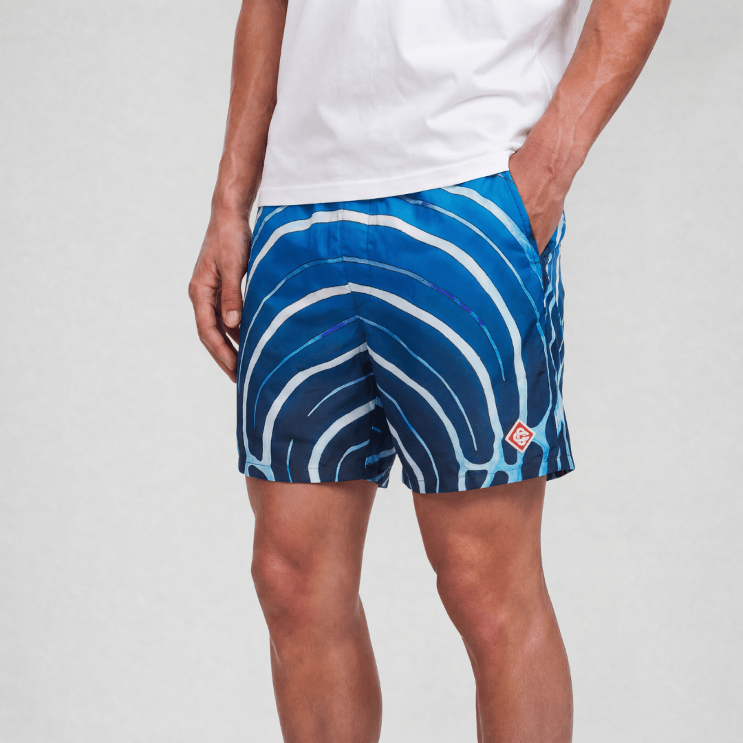 Casablanca 'Ange De Nuit' Swim Shorts in Navy