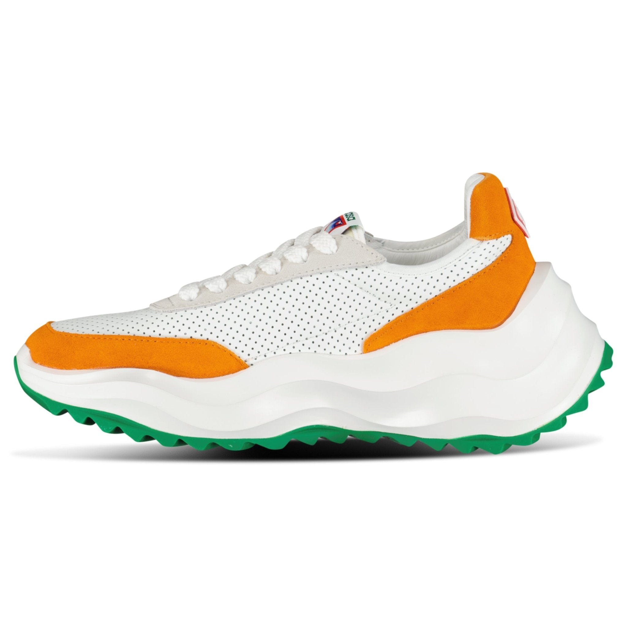 Casablanca Atlantis Chunky Sneakers White & Orange