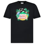 Casablanca "Casa Beach Wave" Printed T-Shirt in Black