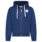 Casablanca Casa Temple Zip Hoodie in Navy