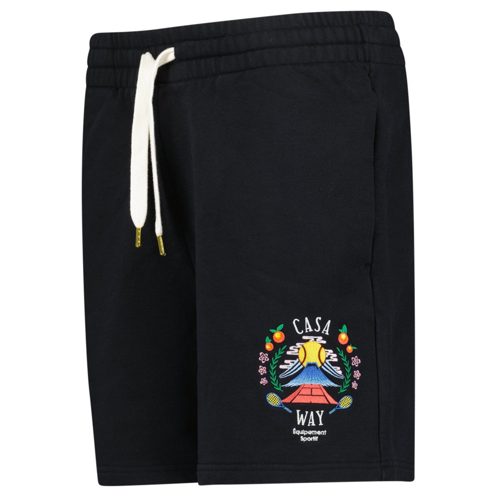 Casablanca 'Casa Way' Classic Sweatshorts in Black