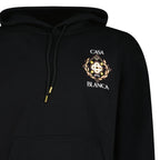 Casablanca Championship Diamond Printed Hoodie in Black