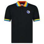 Casablanca Embroidered Logo Short Sleeve Polo Black