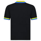 Casablanca Embroidered Logo Short Sleeve Polo Black