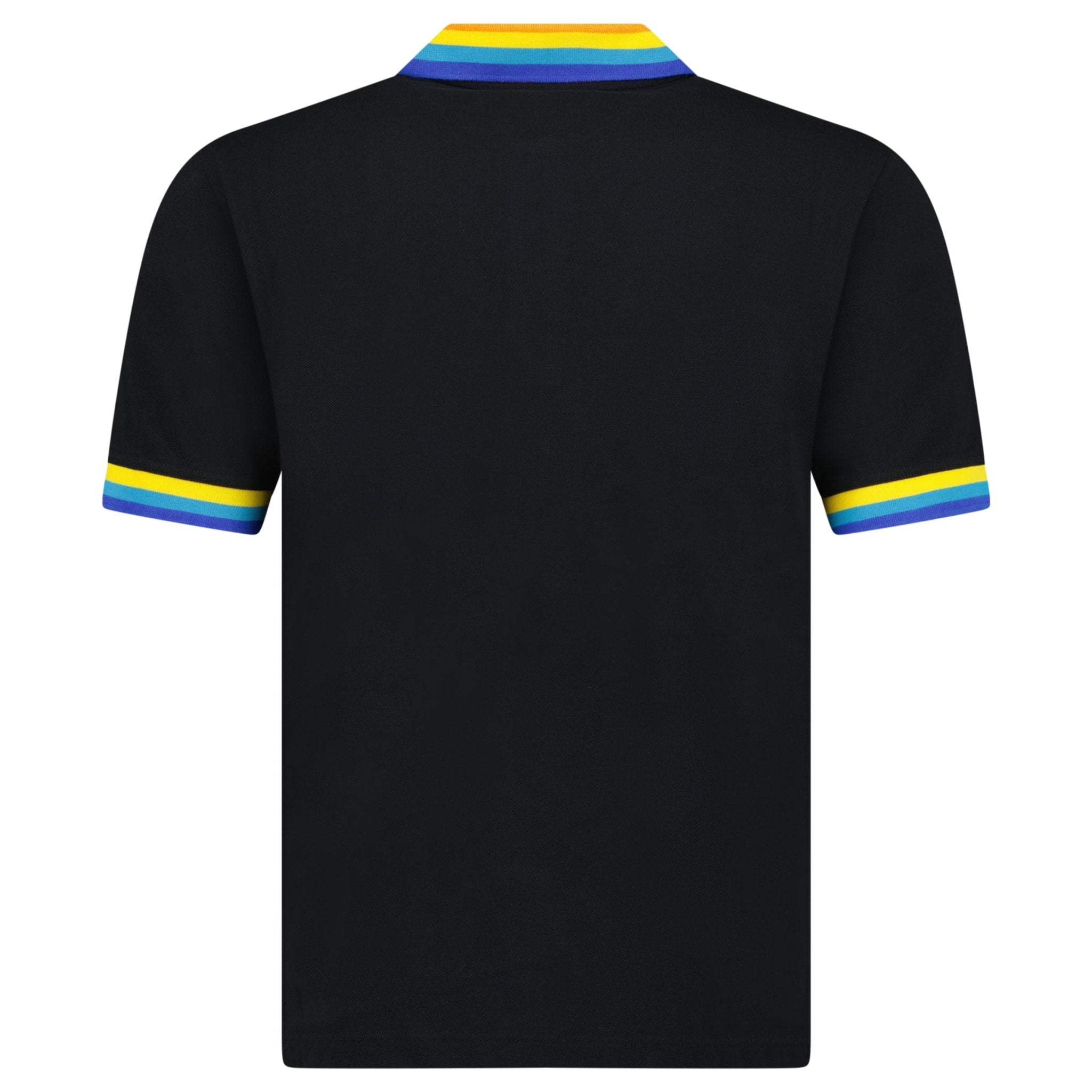 Casablanca Embroidered Logo Short Sleeve Polo Black