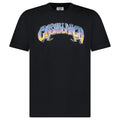 Casablanca "Gradient Gothic" Short-Sleeve T-Shirt in Black