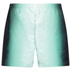 Casablanca Gradient Monogram Jacquard Swim Shorts in Teal Green
