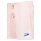 Casablanca "Greek Temple" Rubber Patch Sweatshorts in Pink