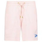 Casablanca "Greek Temple" Rubber Patch Sweatshorts in Pink