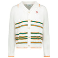 Casablanca Heart Pointelle Shirt Off White