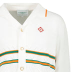 Casablanca Heart Pointelle Shirt Off White