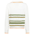 Casablanca Heart Pointelle Shirt Off White