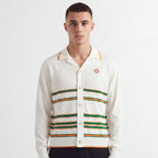 Casablanca Heart Pointelle Shirt Off White