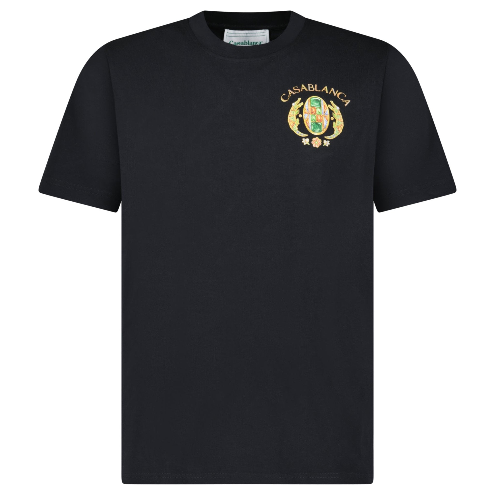 Casablanca Joyaux D'Afrique Tennis Club Printed T-Shirt in Black