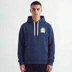 Casablanca L'Arche De Tennis Hoodie in Navy