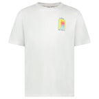 Casablanca L'Arche Screen-Print T-Shirt in White