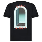 Casablanca L'Arche Short Sleeve T-Shirt in Black