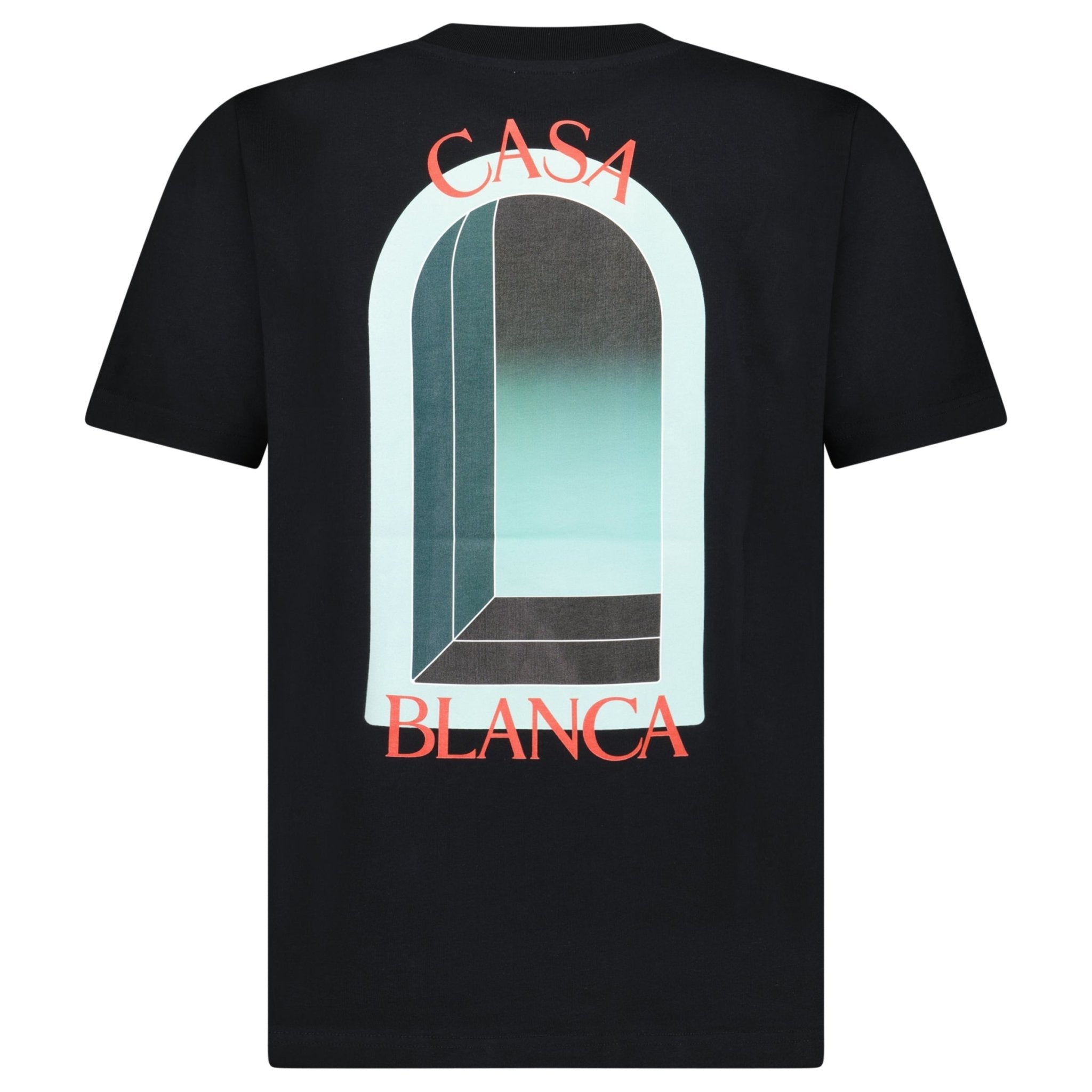 Casablanca L'Arche Short Sleeve T-Shirt in Black