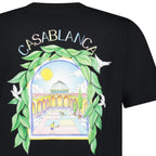 Casablanca L'Arche Tennis Club T-Shirt in Black