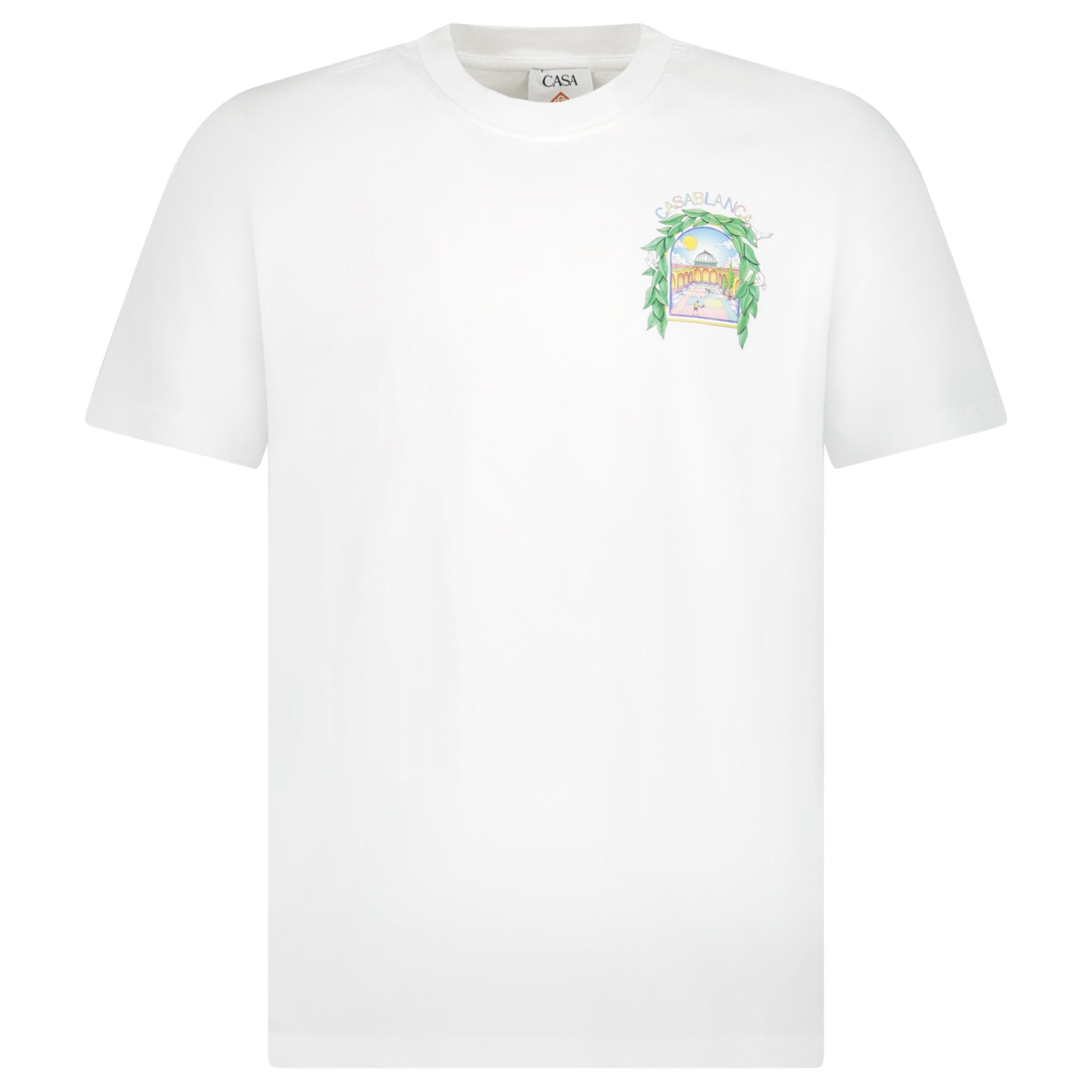 Casablanca L'Arche Tennis Club T-Shirt in White