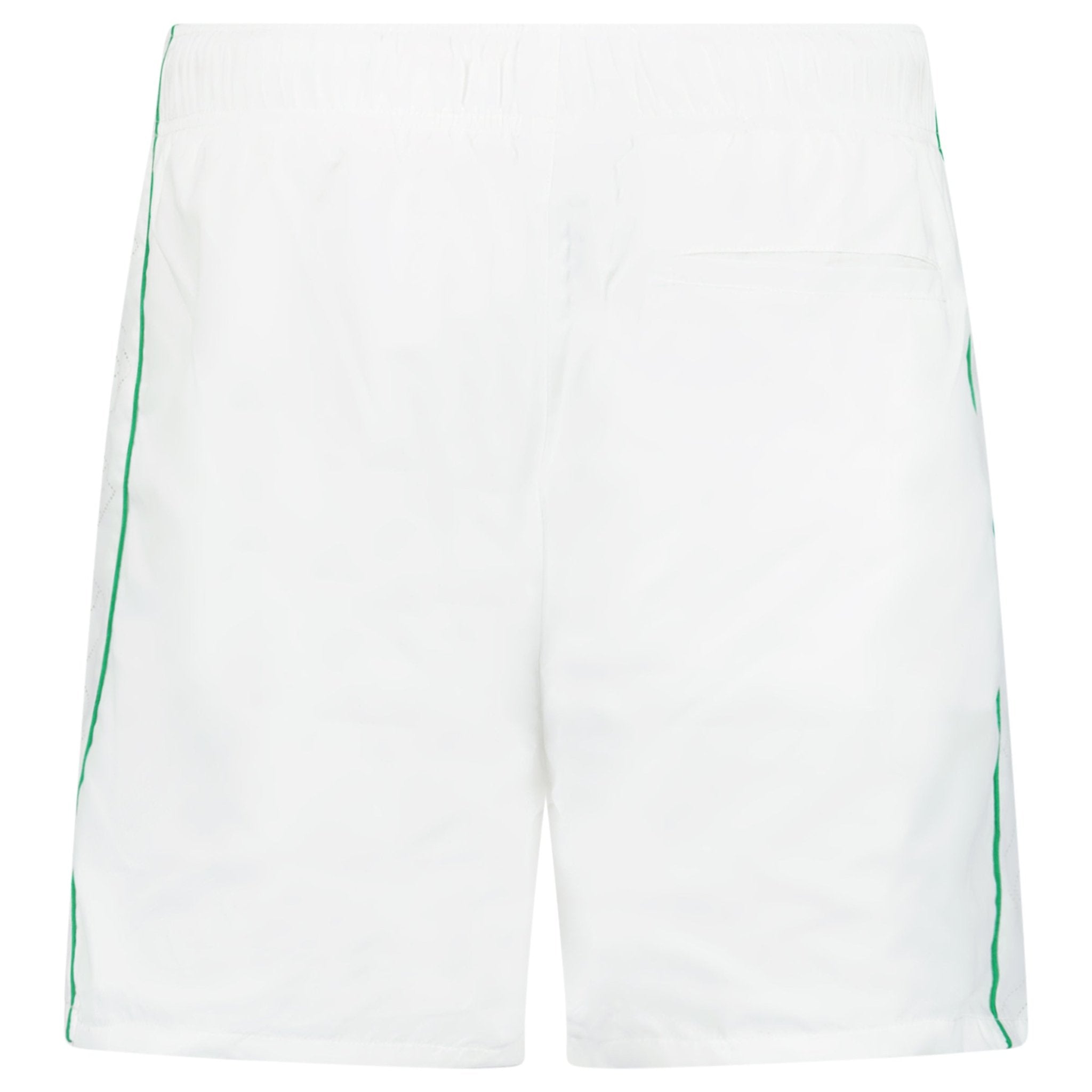Casablanca Laser Detail Track Shorts in White