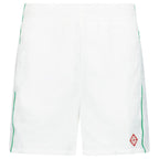 Casablanca Laser Detail Track Shorts in White