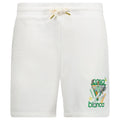 Casablanca Le Jeu Sweat Shorts in Off White