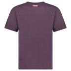 Casablanca Logo Patch Jersey T-Shirt in Aubergine