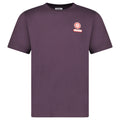 Casablanca Logo Patch Jersey T-Shirt in Aubergine