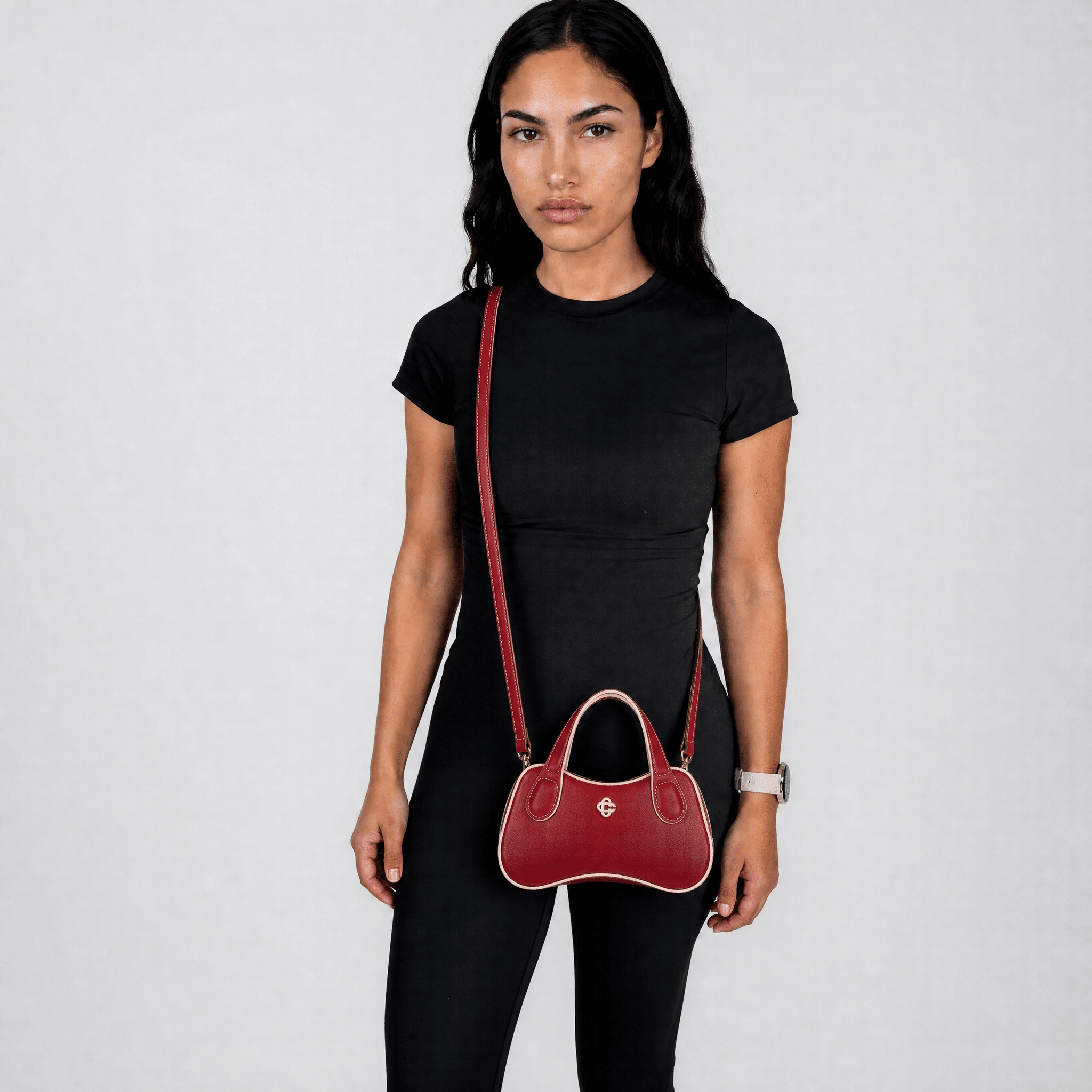 Casablanca Micro Louise Bag in Red