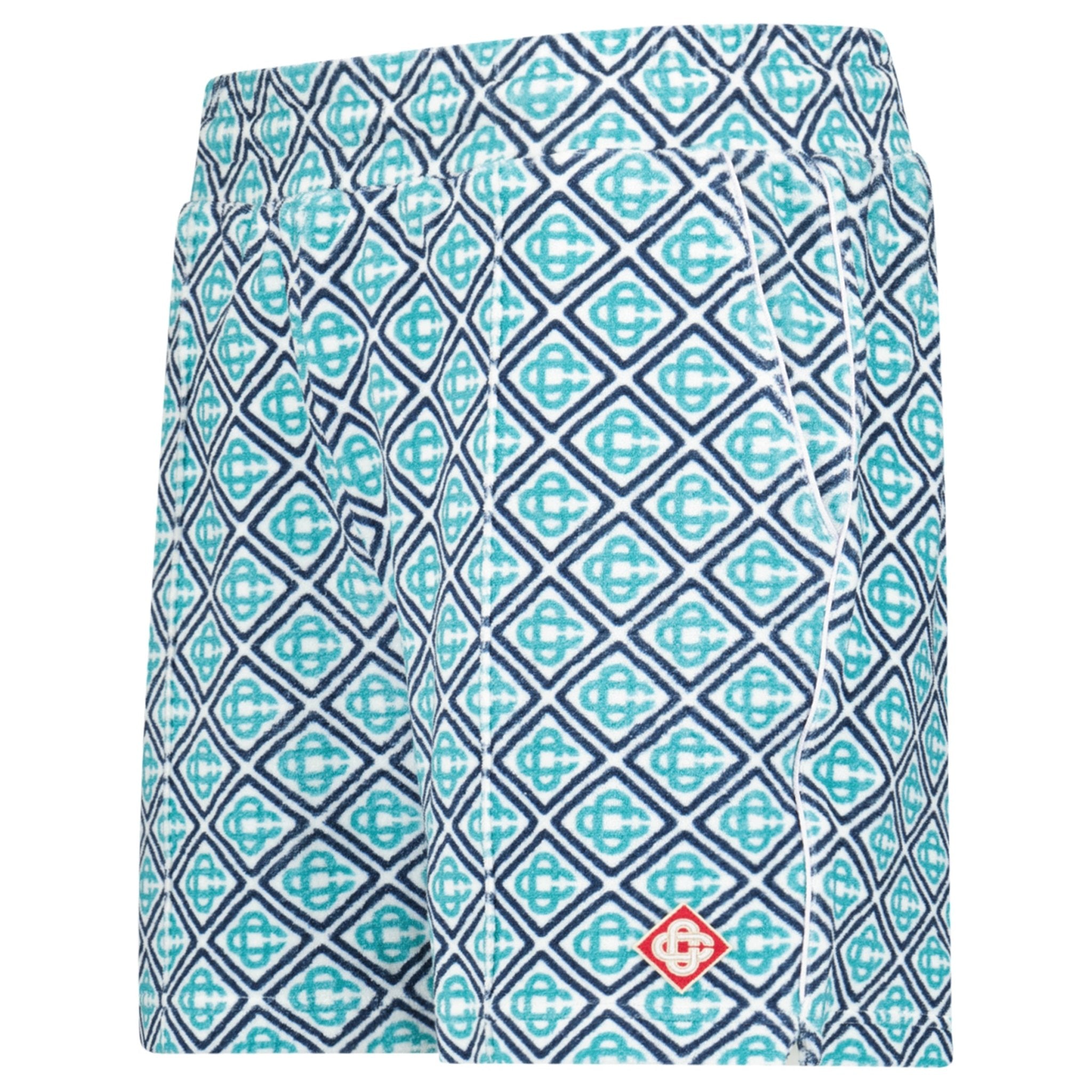 Casablanca Towelling Short in Turquoise Green