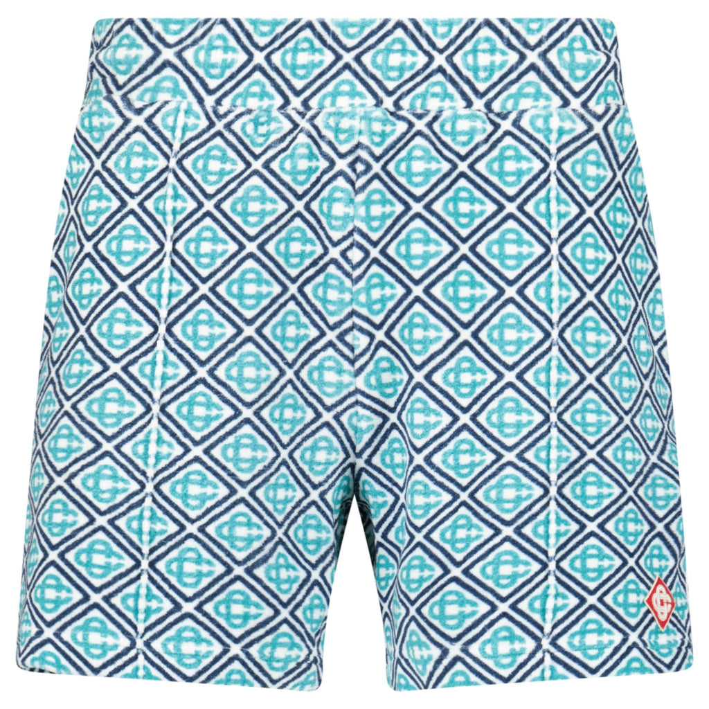 Casablanca Towelling Short in Turquoise Green