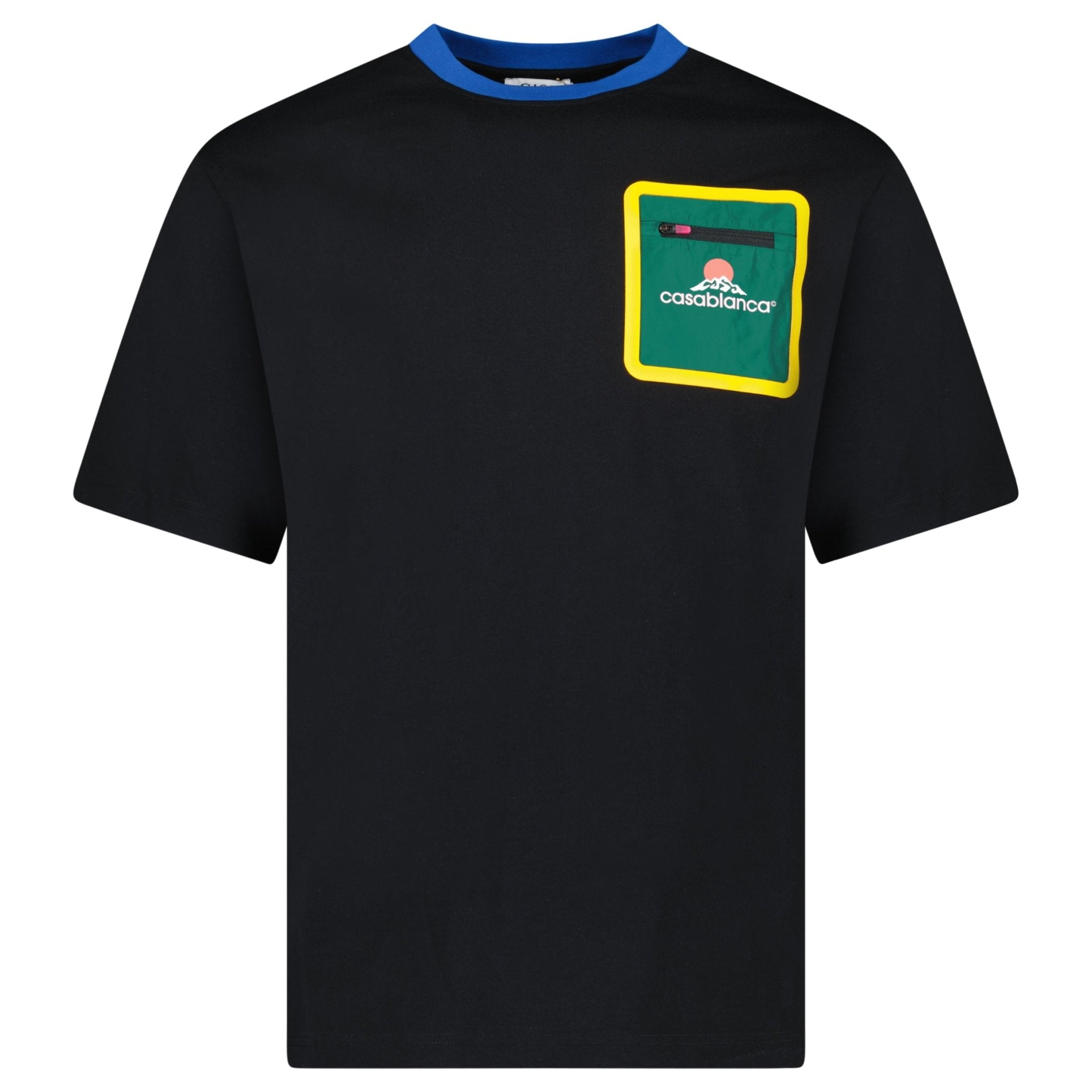 Casablanca Montagne Short Sleeve T-Shirt in Black