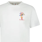 Casablanca Nature Teacher Organic Cotton T-Shirt in White