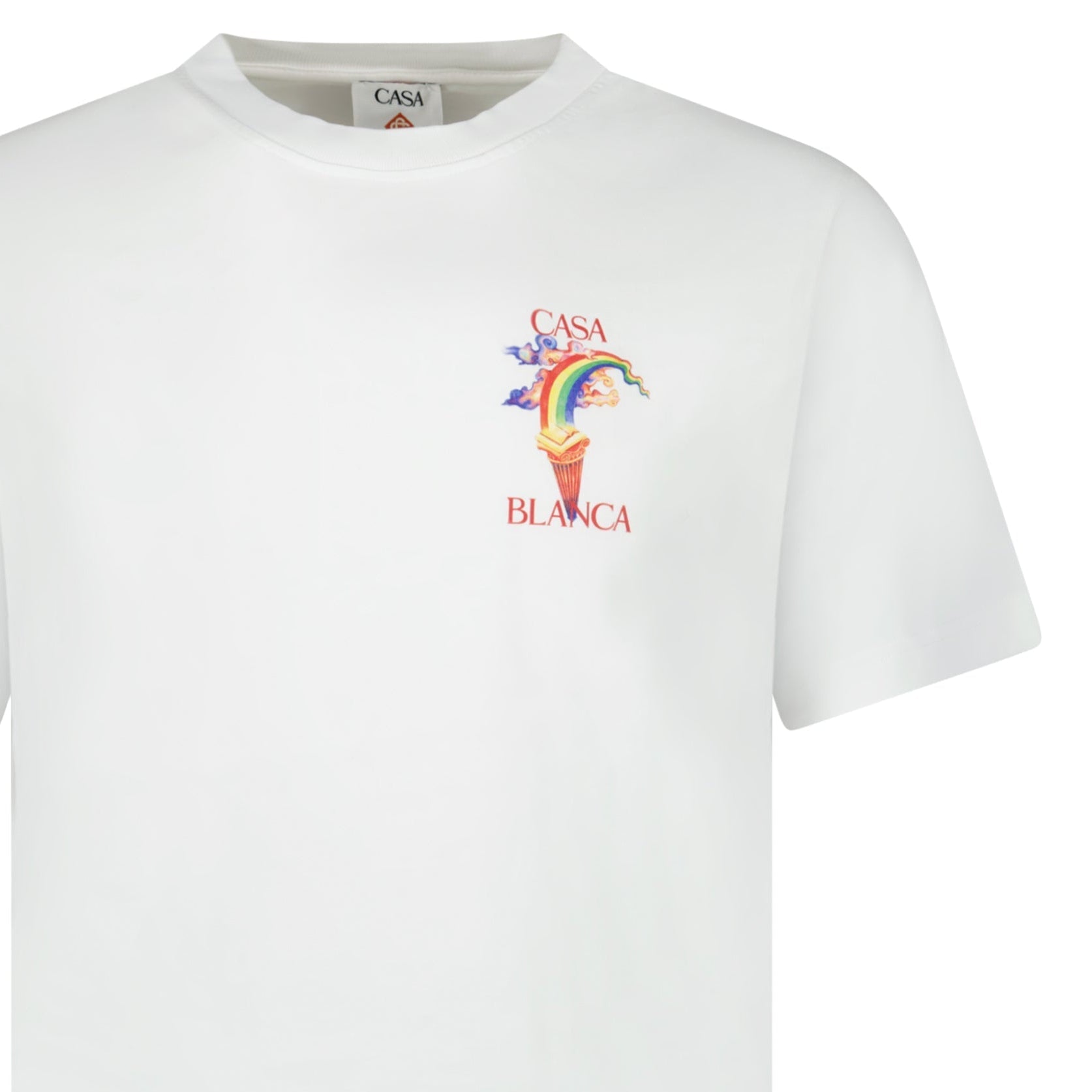 Casablanca Nature Teacher Organic Cotton T-Shirt in White