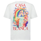 Casablanca Nature Teacher Organic Cotton T-Shirt in White